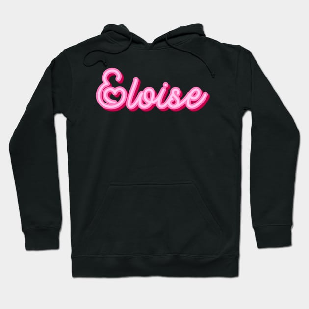 Eloise name pink heart Hoodie by maoudraw